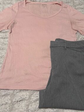 Relativity Pink Short-Sleeve Girls' Tee